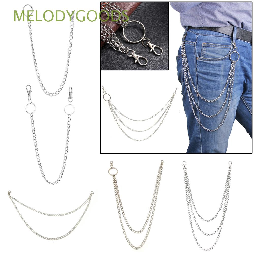 Dây xích mạ bạc với 10 kiểu tuỳ chọn dùng để trang trí quần jean tiện dụng