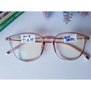 Kính cận si Nhật, cận phải -3, cận trái -2.75 độ tròng mắt cao cấp chống ánh sáng xanh, bị bai hiệu.