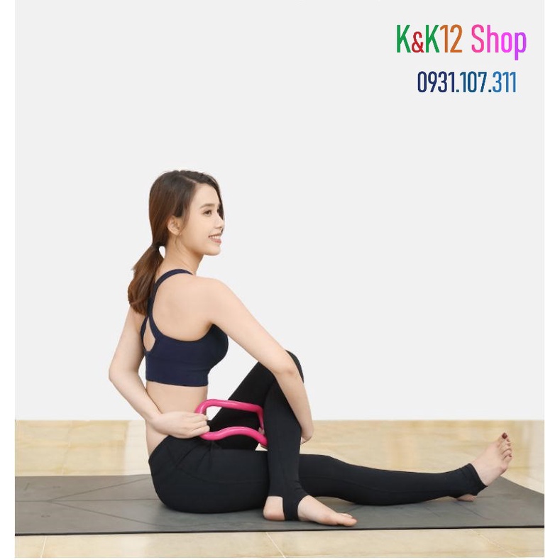 [ Siêu rẻ] Vòng tập Yoga Myring Pilates cao cấp hỗ trợ tập yoga &amp; Massage