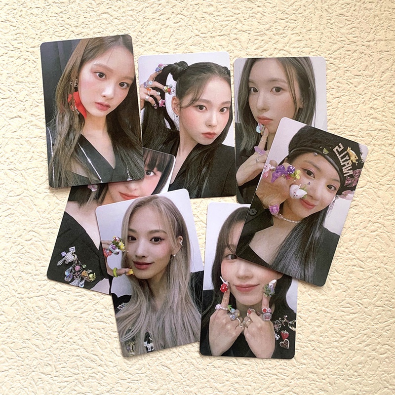 Set 7 Tấm Thẻ Ảnh In Hình Các Thành Viên Nhóm Nhạc Kpop Nmixx