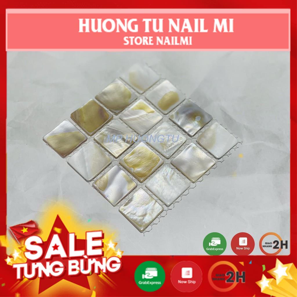 ❤️️FREE SHIP❤️️THẢM ĐÁ ÁNH CỪ CHỤP ẢNH MẪU NAIL, MI CHUYÊN NGHIỆP, ĐẾ NỀN ĐÁ VIÊN VUÔNG ÁNH CỪ