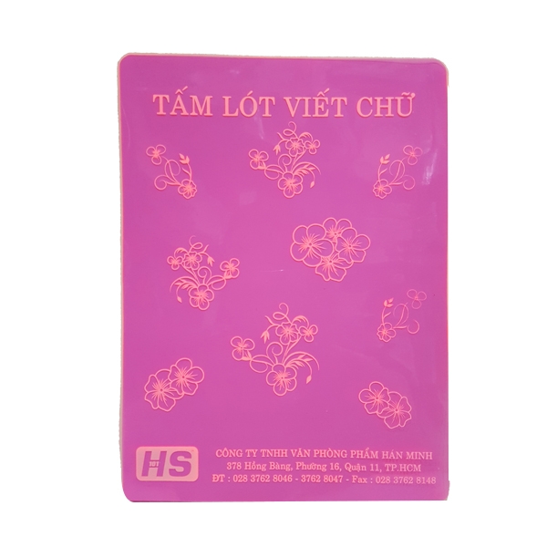 Tấm Lót Viết Chữ Khổ Lớn - TLVC-002 - Màu Hồng