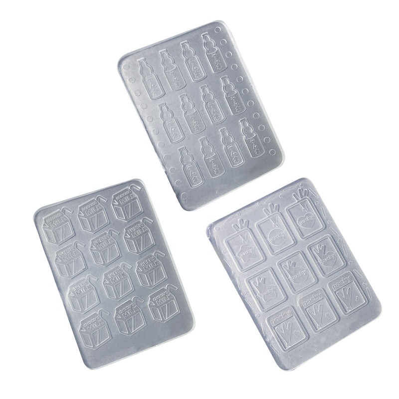 Khuôn LàM Móc KhóA DIY HìNh Đồ Ăn BằNg Silicone