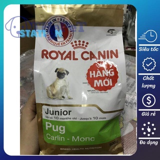ROYAL CANIN PUG JUNIOR 500gr - THỨC ĂN DẠNG HẠT CANIN CHO CHÓ PUG CON
