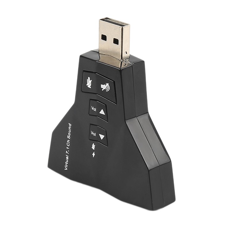 PC 1 Card Âm Thanh Usb 7.1 Hỗ Trợ Windows 8 / 10