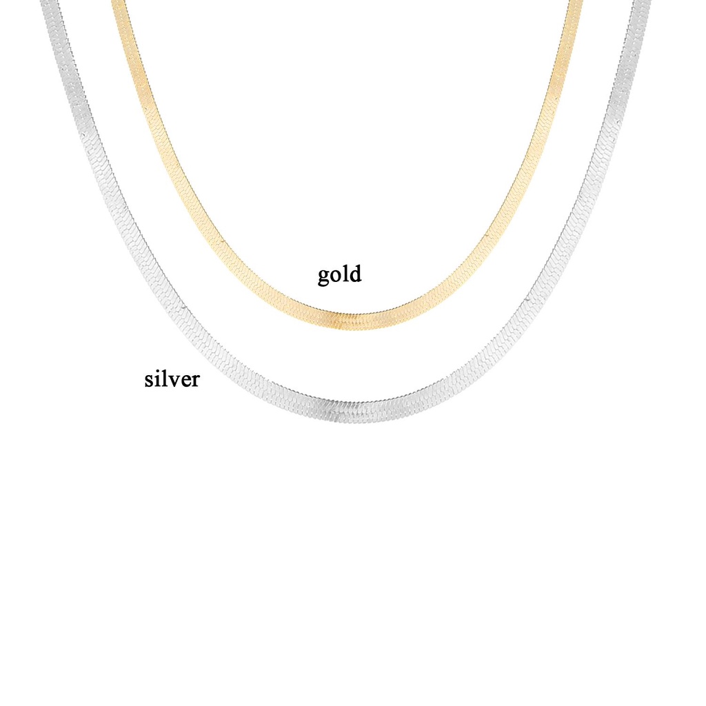 Vòng Cổ Choker Dây Xích Rắn OSIER1|Dây Chuyền Mắt Xích Thời Trang