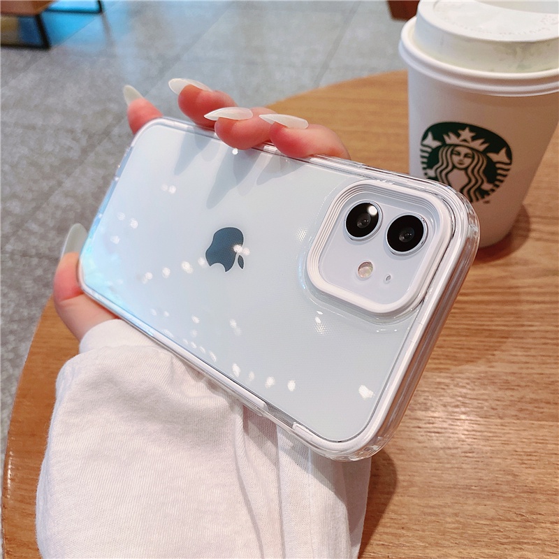 Ốp điện thoại bảo vệ camera chống rơi 3 trong 1 cho iPhone 13ProMax 12Pro/ProMax 11Pro/ProMax 7 8+ X XS XR XSMAX | BigBuy360 - bigbuy360.vn