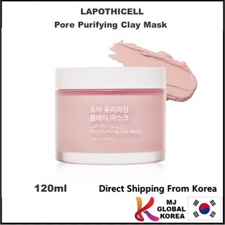 [LAPOTHICELL]  Làm sạch lỗ chân lông Mặt nạ đất sét 120ml