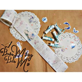 [CHIẾT 38CM] Băng dính Washi Tape Tarot bản lớn chiết theo chu kỳ 38cm xinh xắn trang trí sổ tay, planner