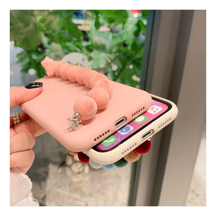 Ốp Điện Thoại Dẻo Họa Tiết Hoạt Hình Chú Gấu Kèm Dây Đeo Cho Samsung Note 8 9 10 Lite 10 Pro 20 Ultra