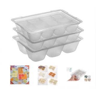 BỘ 2 KHAY LIỀN TRỮ ĐÔNG RICHELL CÓ NẮP ĐẬY