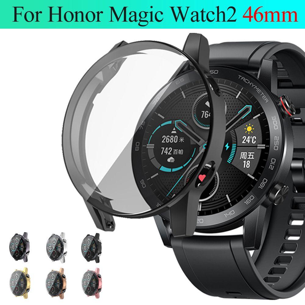 MYRONGVN Ốp Bảo Vệ Bằng TPU Mềm Siêu Mỏng Cho Đồng Hồ Thông Minh Honor Magic Watch 2 46mm 360