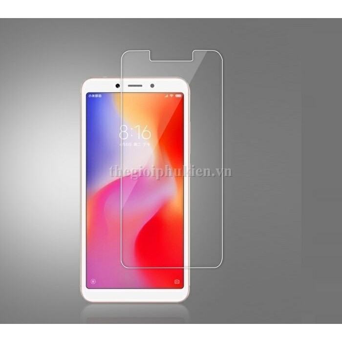 Tấm dán kính cường lực Xiaomi Redmi 6A chống vỡ, chống xước màn hình