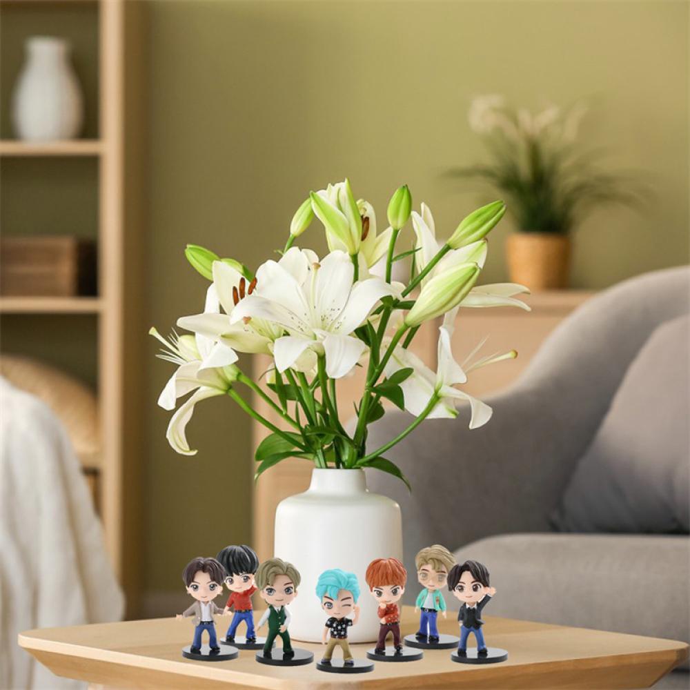 Bộ 7 Mô Hình Nhân Vật BT21 Mini Dễ Thương R5U6