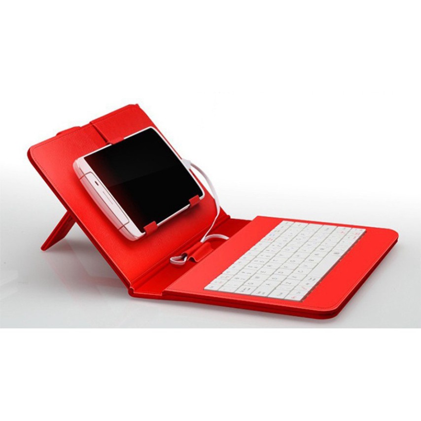 ⭐Bàn phím chơi game ⭐ Bao da bàn phím kèm chuột có dây sử dụng cho điện thoại, ipad, máy tính bảng... ⭐ Kết nối OTG