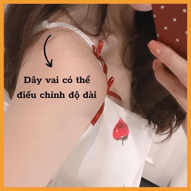 ĐẦM THUN 2 DÂY HOẠ TIẾT SIÊU DỄ THƯƠNG HÀNG CHUẨN QC TÚI ZIP | BigBuy360 - bigbuy360.vn