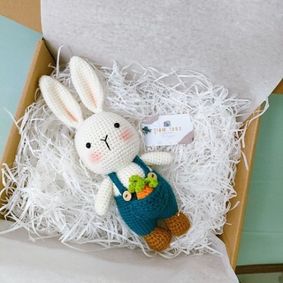 Đồ chơi cho bé - Thỏ Bunny móc bằng len