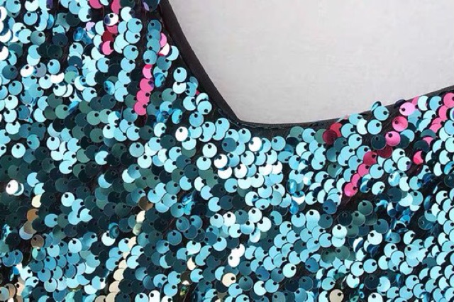Đầm bling 2 dây hàng QC cao cấp