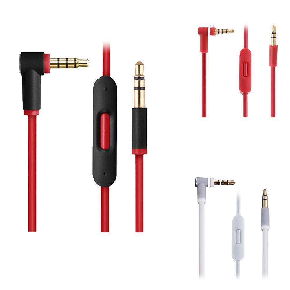 Dây cáp âm thanh giắc cắm 3.5mm có điều chỉnh âm lượng cho Beats Solo HD Studio Pro