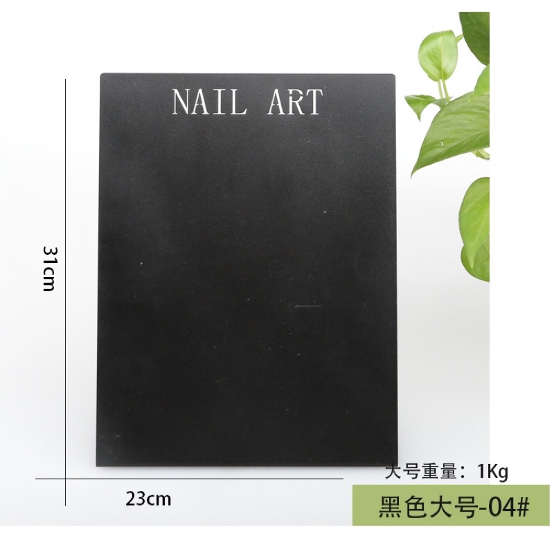 Bộ sản phẩm Bảng trưng mẫu và nam châm bày mẫu móng sơn nghệ thuật nail bằng kim loại