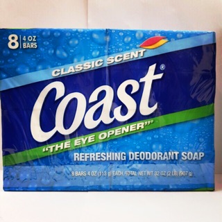 COMBO 1 LỐC 8 BÁNH XÀ PHÒNG COAST ĐỨC