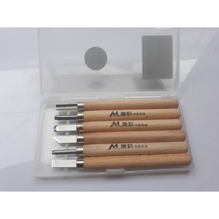 BỘ DỤNG CỤ KHẮC GỖ 6 CÂY