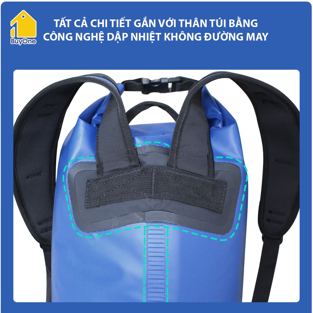 Balo phượt 55 lít chống nước 500D hàng VNXK - có nhiều loại 10L, 20L, 30L, 40L - buyone - BOPK160