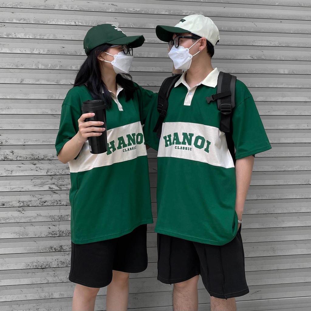 ÁO THUN FF FORM RỘNG POLO HANOI CLASSIC, VẢI THUN 2 CHIỀU COTTON 250GSM