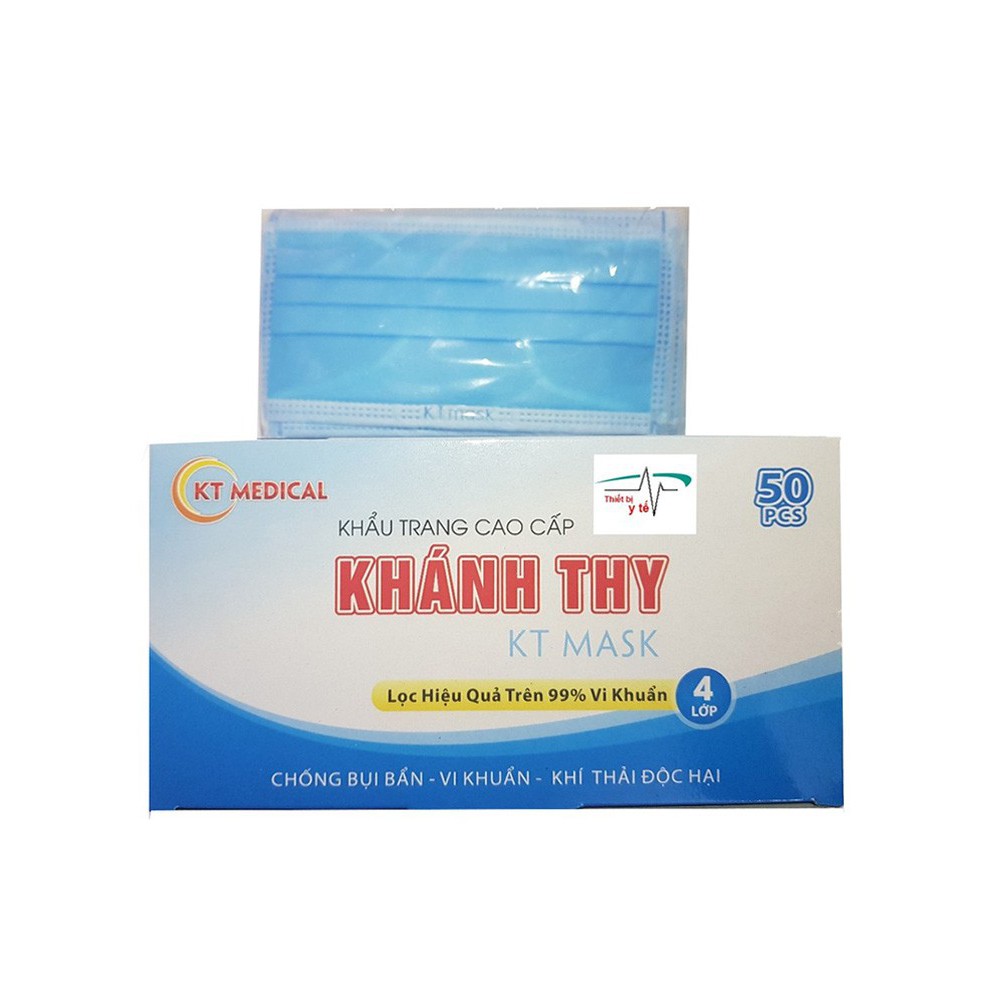 Khẩu Trang Y Tế 4 Lớp Famapro Nam anh hộp 50 cái