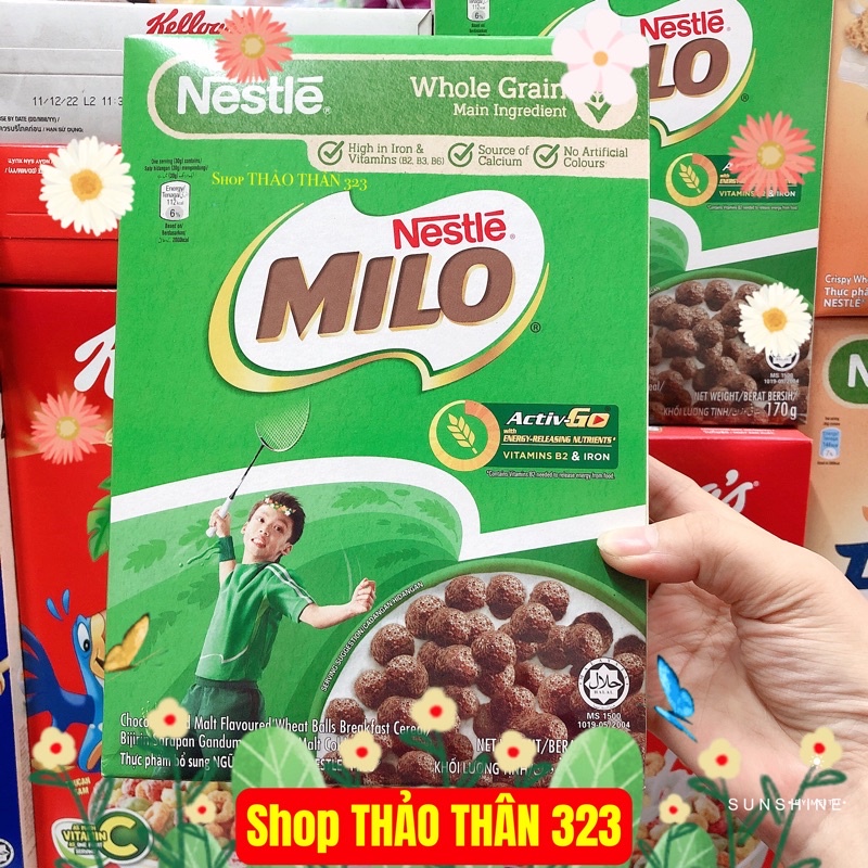 Date T01/2023- Ngũ Cốc Ăn Sáng MILO Nestlé 330gram