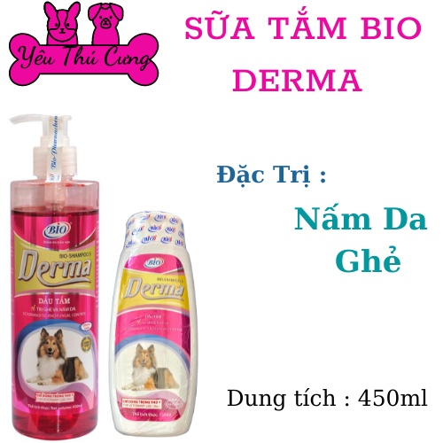 Sữa tắm Bio Derma chó mèo 150ml-450ml ghẻ và nấm da cho chó mèo - YÊU THÚ CƯNG