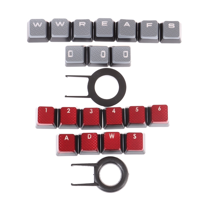 DSVN 10Pcs/Pack Keycaps for Corsair K70 RGB K95 K90 K63 Mechanical Keyboard