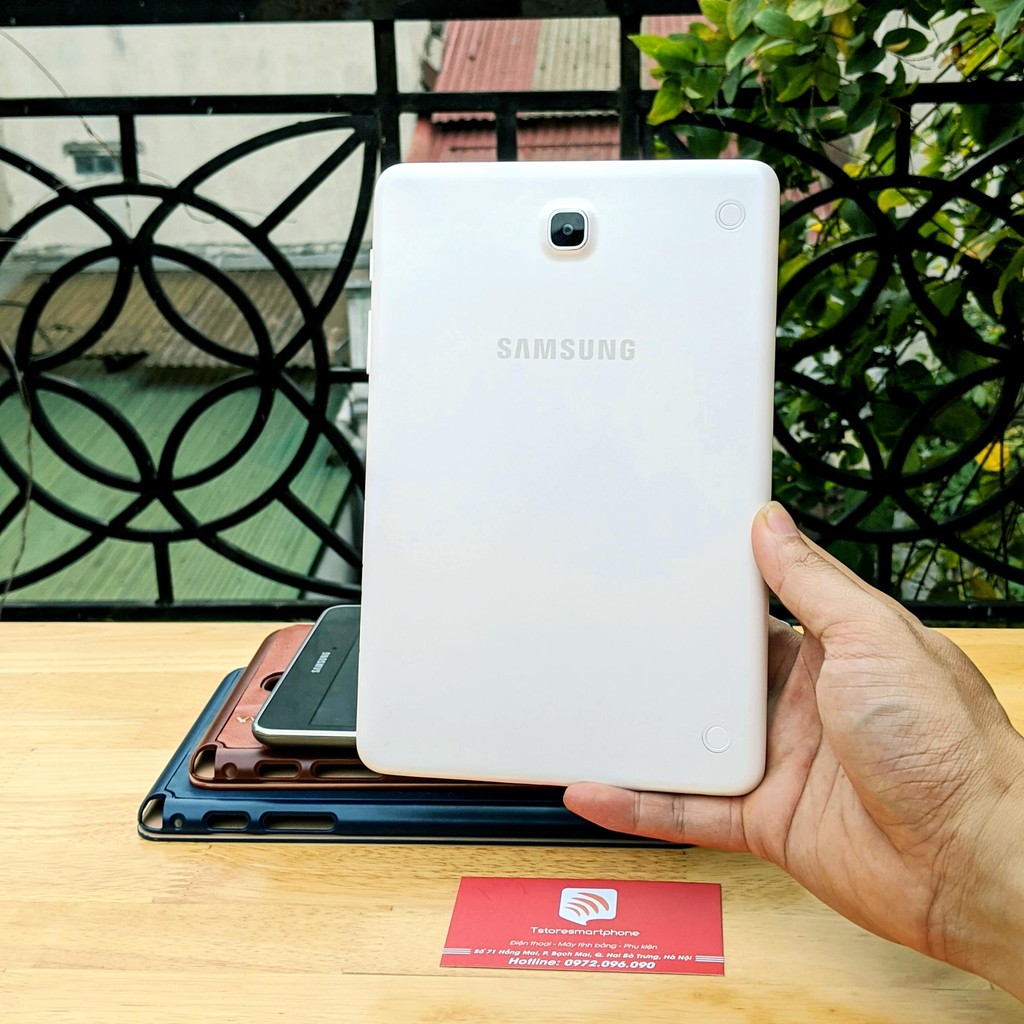 (HM) Máy tính bảng Samsung Galaxy Tab A 8.0 RAM 2GB T357T 4G WIFI  có bao da kính cường lực