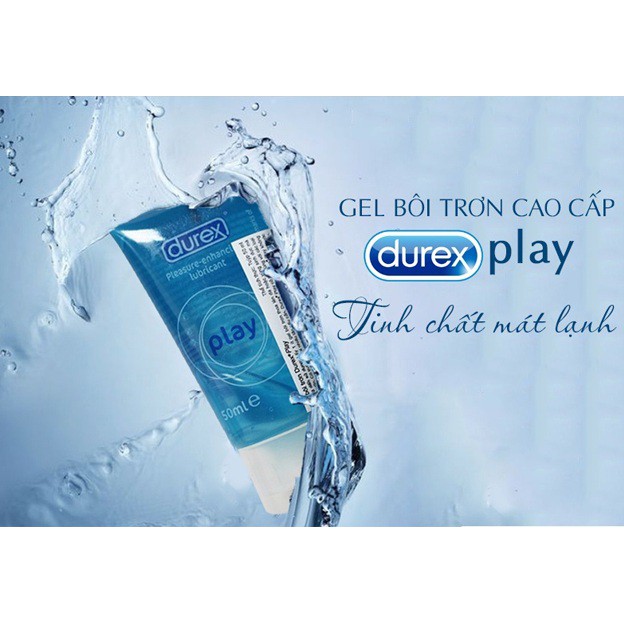 Combo 2 Gel Bôi Trơn Âm Đạo Durex Play 50ml, Chiết Xuất 100% Từ Lô Hội Giúp Tăng Độ Ẩm Tự Nhiên, Khoái Cảm Dâng Trào