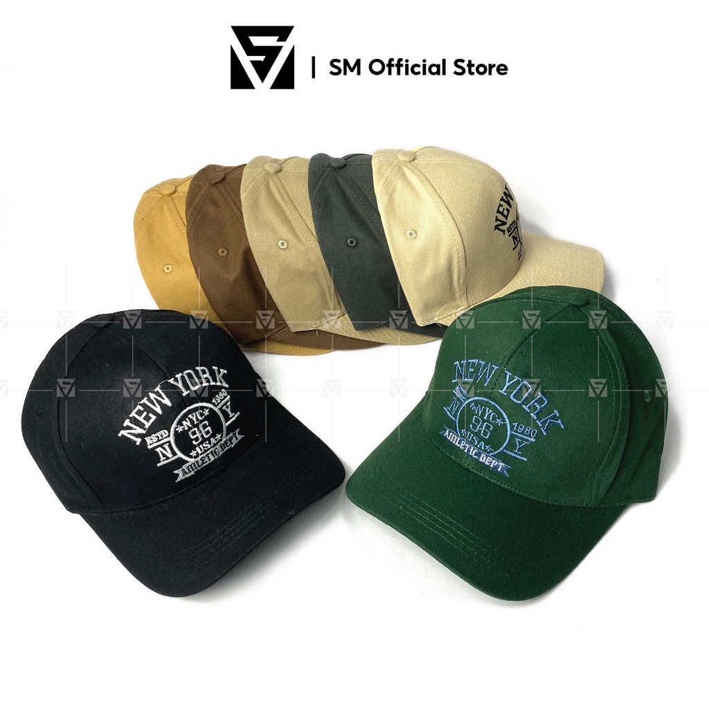 Mũ lưỡi trai nón kết thêu chữ Newyork mũ nón thời trang nam nữ ulzzang Hàn Quốc - Soulmate Store