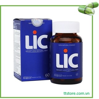 Viên uống giảm cân LIC (Lọ 60 viên) [Lit, lix, odistad]