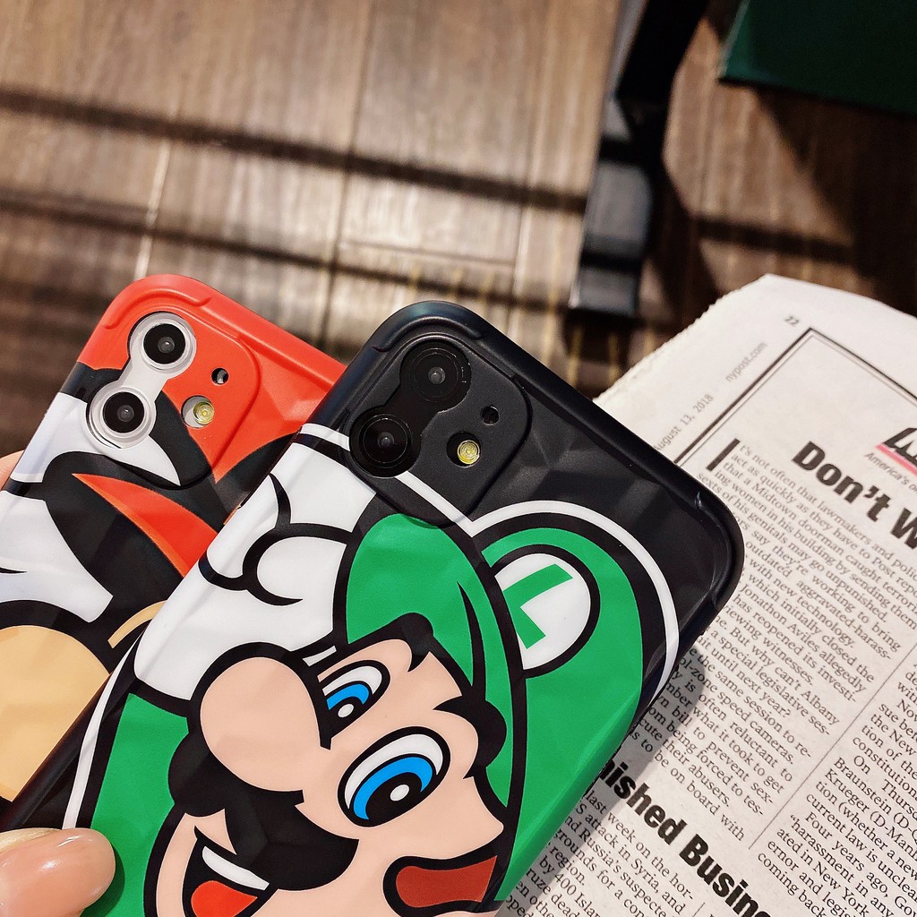 Ốp điện thoại hình Super Mario Nintendo 3D cho Iphone12