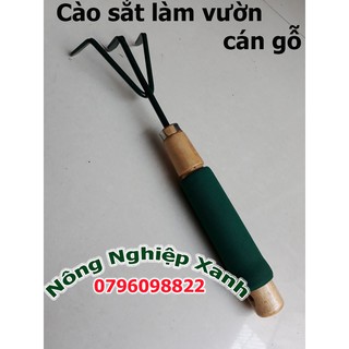 Cào sắt làm vườn cán gỗ