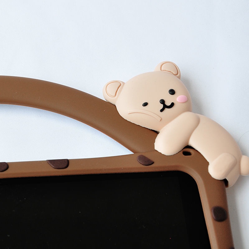 Ốp Máy Tính Bảng Bằng Silicon Họa Tiết Hoạt Hình Bảo Vệ Cho Apple ipad 2021 mini1 9th Generation air5 air2 4