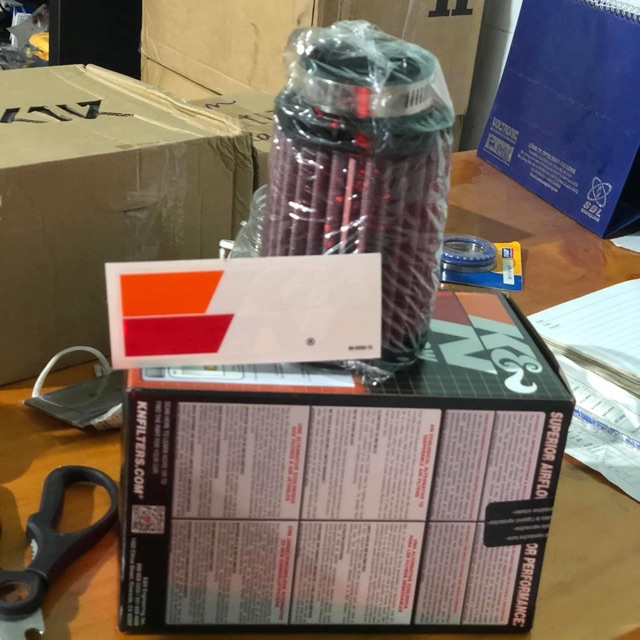 Lọc gió trụ K&N 1280 REAL Chính hãng USA " full box "