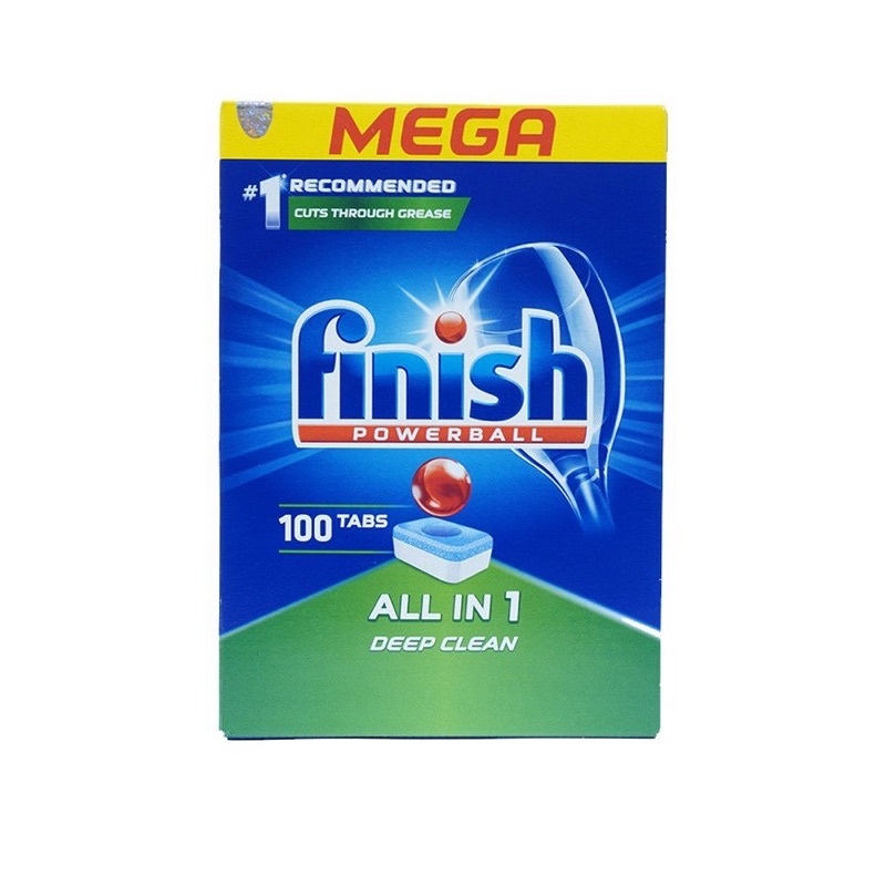Viên rửa bát Finish Power ball all in one dùng cho máy rửa bát (6 chức năng)