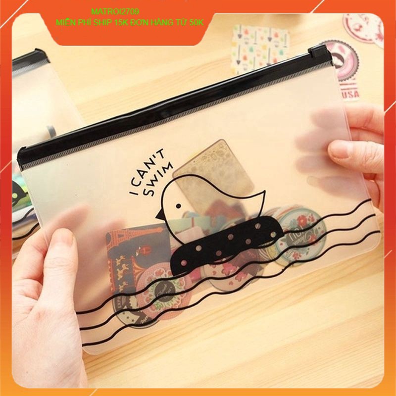 [HCM] Túi Zip Lụa Mờ Đựng Đồ (14x21cm)