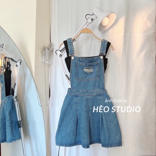 Váy Yếm Jean Xòe Hèo Studio (Ảnh Thật + Video)
