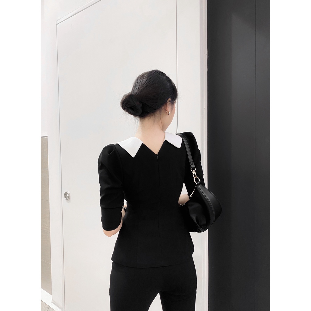 Áo Onyou phối cổ trắng sang chảnh tôn dáng Chansee | BigBuy360 - bigbuy360.vn