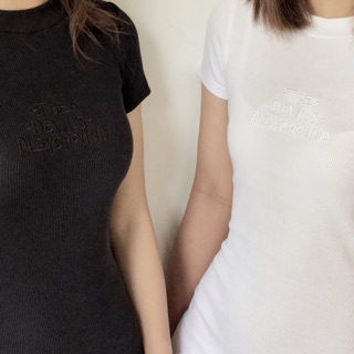 Usthebasic - Đầm nữ Devils T-shirt Dress