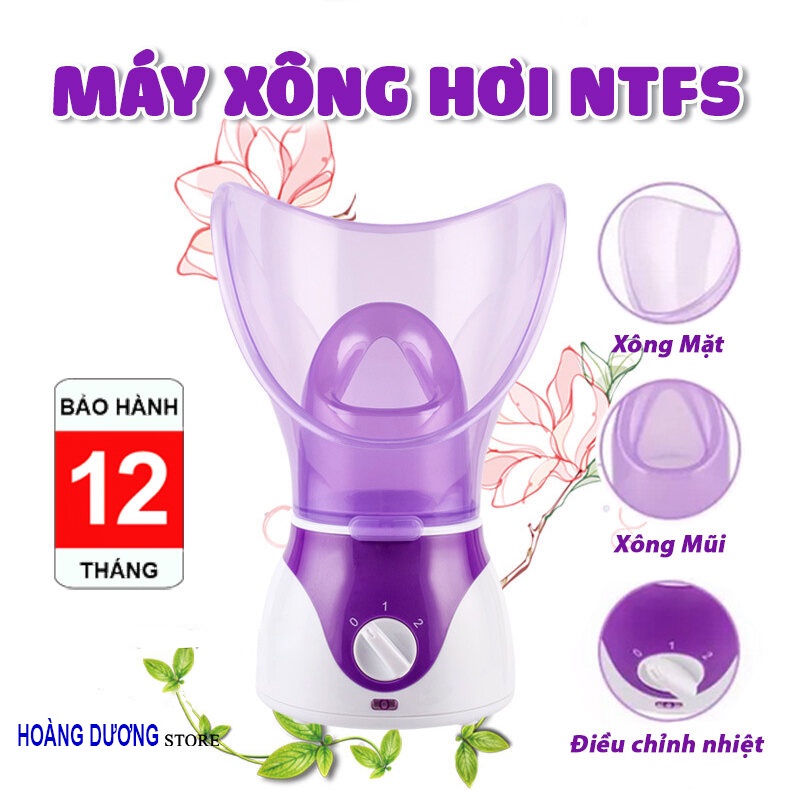 Máy xông mặt mũi họng mini thảo dược hoa quả nóng xông hơi mũi thông minh NTFS-618 r Cao Cấp