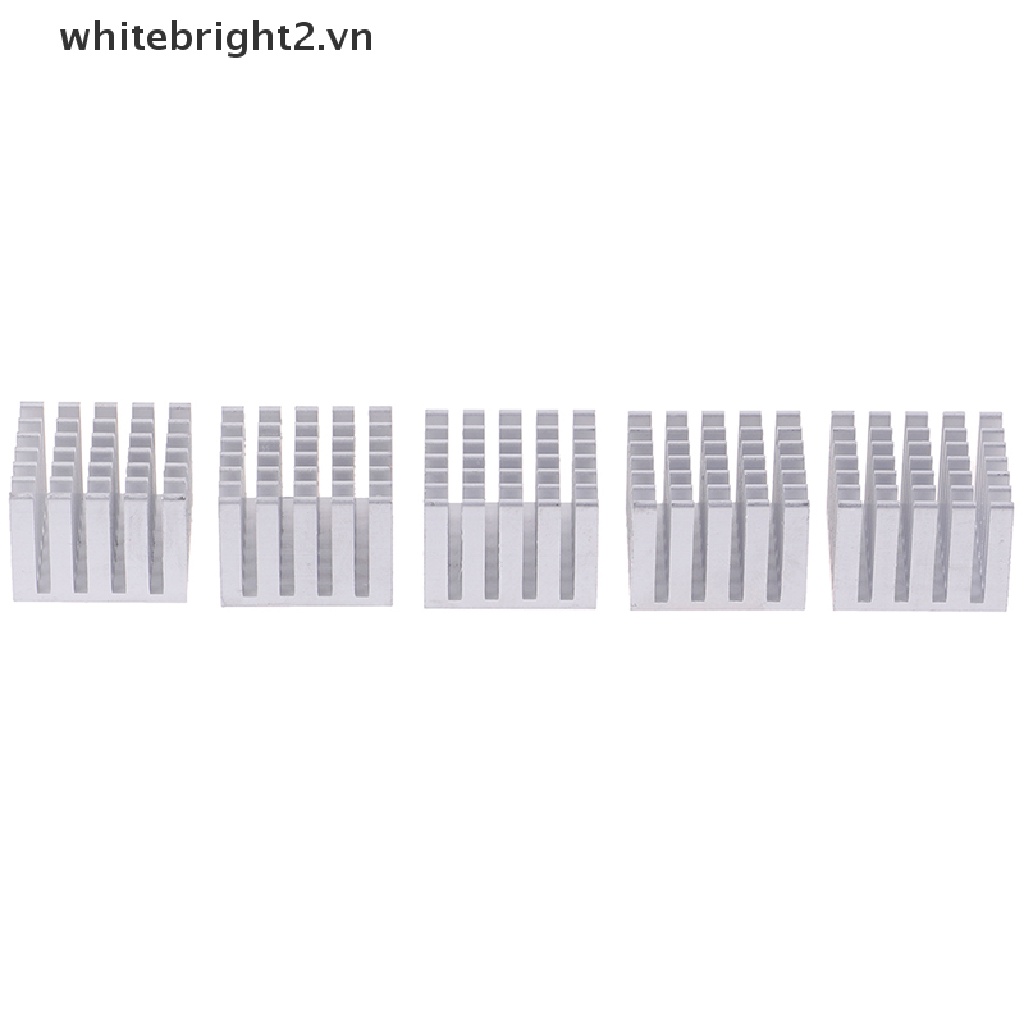 Set 5 Bộ Tản Nhiệt CPU GPU Bằng Nhôm DIY Kích Thước 20x20x15mm