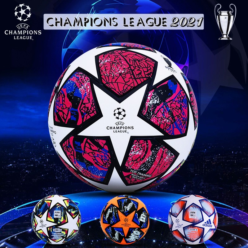 Quả Bóng Đá Cúp C1 Châu Âu Champions League 2021 Size 4 5 Tiêu Chuẩn Thi Đấu (Bóng đúc cao cấp)