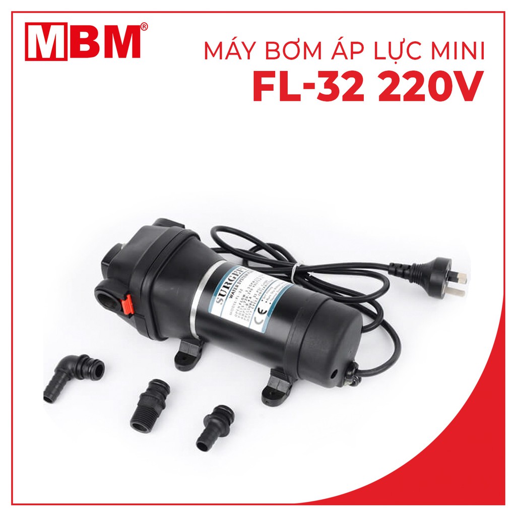 [KHUYẾN MÃI SỐC][NHẬP MÃ GIẢM NGAY 5%]Máy bơm áp lực mini 220V FL-32 - HỖ TRỢ KỸ THUẬT TRỌN ĐỜI