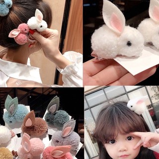 Kẹp tóc hình thỏ con đáng yêu phong cách HQ/ Hàng thật y hình